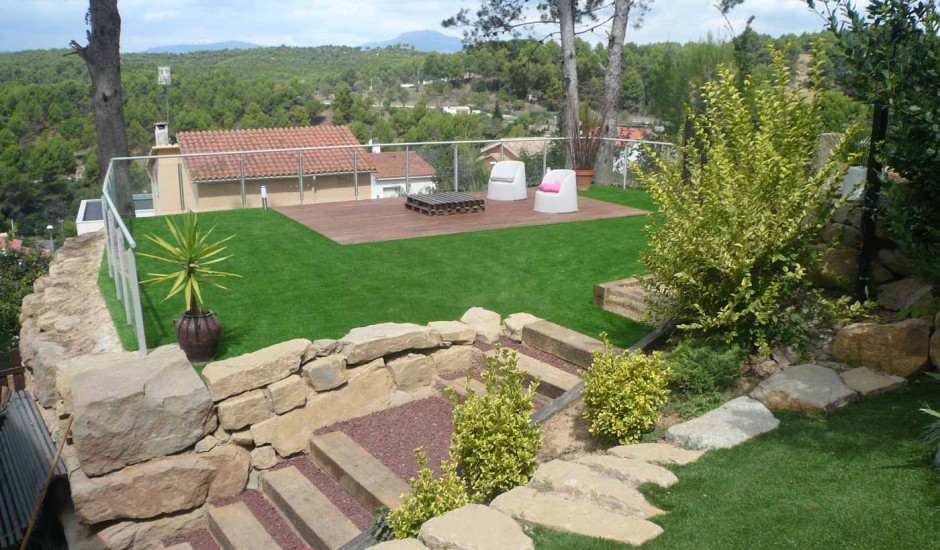 casa con piscina en can barata